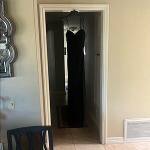 Emerald Sundae Elegant Black Maxi Dress